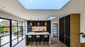 Higham Furniture - Ipswich - Modern Handleless Ply and Fenix Kitchen