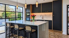 Higham Furniture - Ipswich - Modern Handleless Ply And Fenix Kitchen