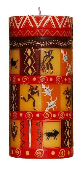 DAMISI Stumpenkerze 10 x 22 cm