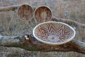 Schale TONGA BASKET braun/natur 25 cm