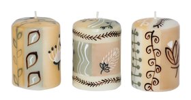 MBOGA Stumpenkerze 5 x 7 cm