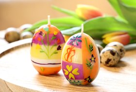 IMBALI Ei-Kerze 4,5 x 6,5 cm