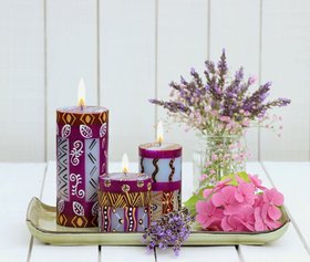 KABISA Stumpenkerze 7 x 7 cm