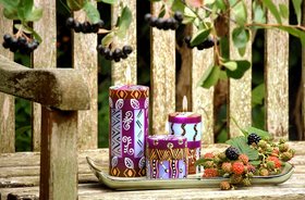 KABISA Stumpenkerze 7 x 7 cm