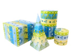 IHLOBO Stumpenkerze 5 x 7 cm