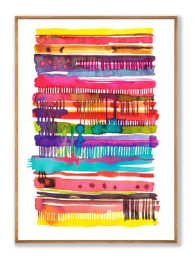 Irregular Watercolour Lines by Ninola Design at Athena