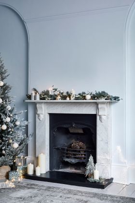 Christmas Fireplace Lifestyle