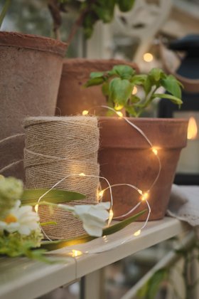 Spring Lifestyle Garden Shed with Micro Fairy Lights