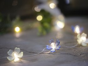 Summer Garden Lighting Ideas with Flower Fairy Lights