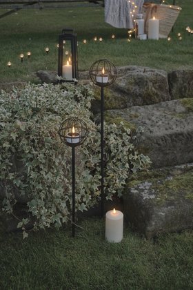 Glowing Spring Summer Garden Lighting with TruGlow® Candles & Stake Lights