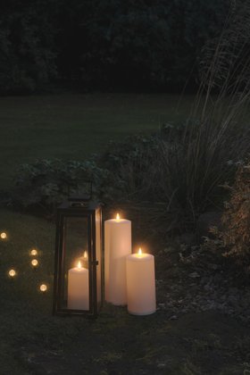 Ambient Spring Summer Evening Garden with TruGlow® Candles