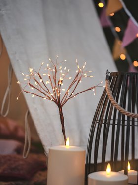 Spring Summer Garden Decorations with TruGlow® Candles, Lanterns & Glowing Stake Lights