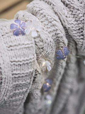 Gentle Summer Glow with Flower Micro Lights