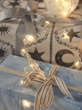1.8m Crystal Light Up Micro LED Garland