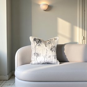 ELECTRIC LAGOON MIST: velvet cushion