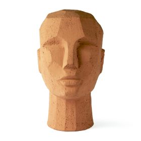 Modern Sculpted Terracotta Head