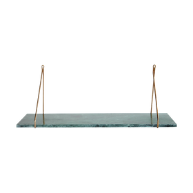 Mila Shelf - Green Marble
