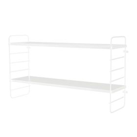 Double Shelf in White