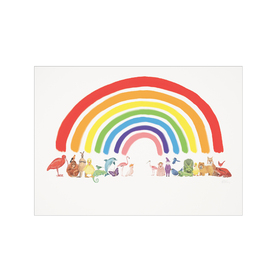 ANIMAL RAINBOW A3 PRINT