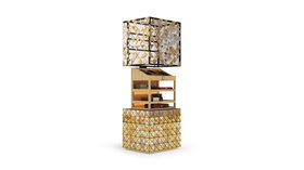 Cigar Cabinet | Habano cigar humidor cabinet in aluminum, smoked glass, wood, and lacquer finishes