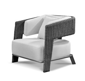Outdoor Garden | Galea grey armchair
