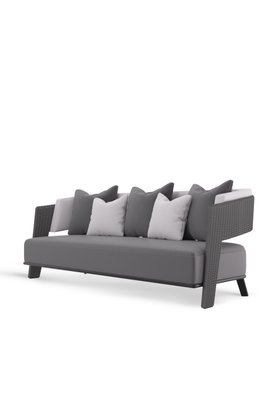 Outdoor Garden | Galea outdoor sofa and cushion in grey tones