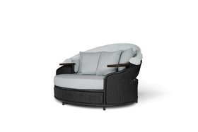 Outdoor Garden | Galea grey daybed and cushion