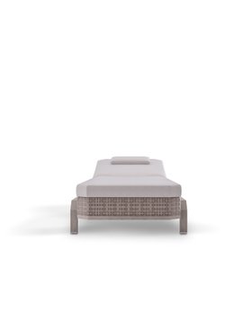 Outdoor Garden | Hampton wood sunlounger