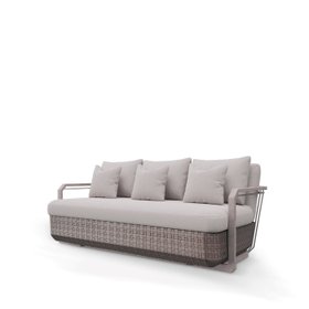 Outdoor Garden | Hampton outdoor sofa and cushion in wood finishes
