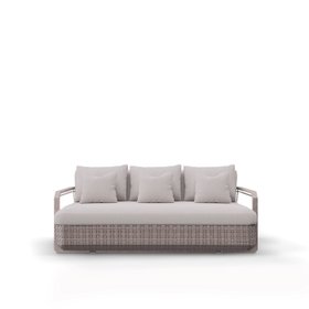 Outdoor Garden | Hampton outdoor sofa and cushion in wood finishes