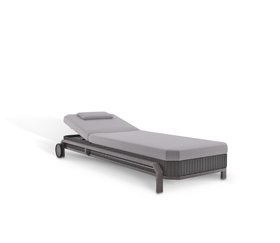 Outdoor Garden | Hampton grey sunlounger