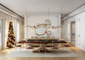 Christmas Season | embellish your christmas table in gold and red tones