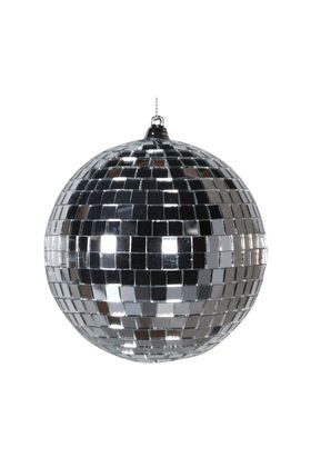 Silver Disco Ball Bauble