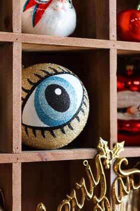Glitter Eye Bauble