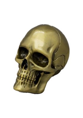 Matt Gold Skull Bottle Opener