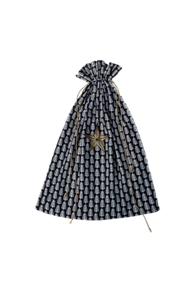 Star Printed Christmas Sack