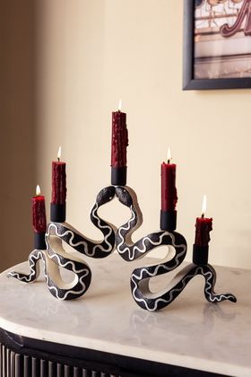 Gemini Snake Candelabra