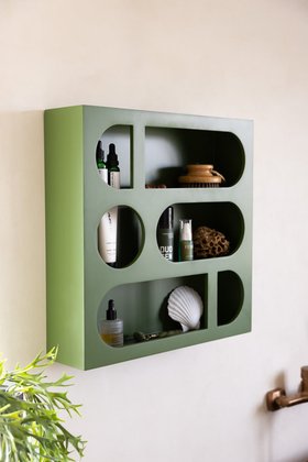 Alcove Wall Shelf in Green