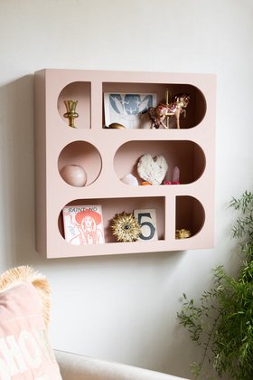 Alcove Wall Shelf in Pink