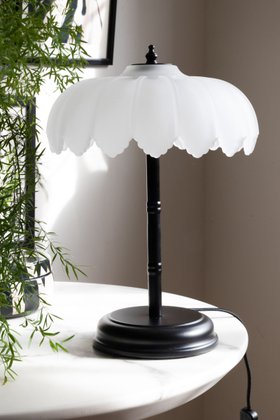 Black & White Desert Table Lamp