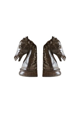 Set Of 2 Horse Head Bookends