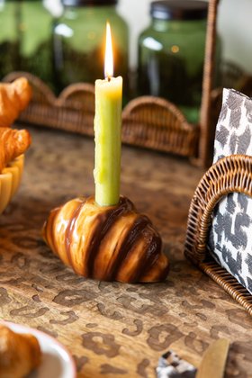 Croissant Candle Holder