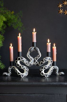 Gemini Snake Candelabra - SECONDS