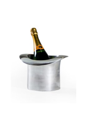 Silver Top Hat Wine Cooler