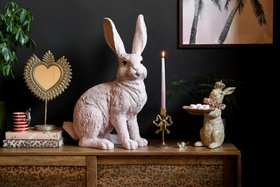 Bertie The Large Pink Easter Bunny Ornament