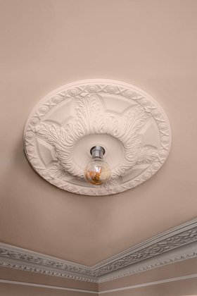 Ready-To-Paint Plaster Ceiling Rose Large - SAMPLE