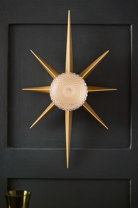 Gold Starburst Wall Light Medium - SAMPLE