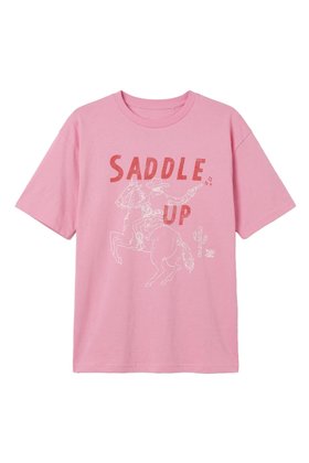Saddle Up Pink Cowboy T-Shirt - Available in 6 Sizes