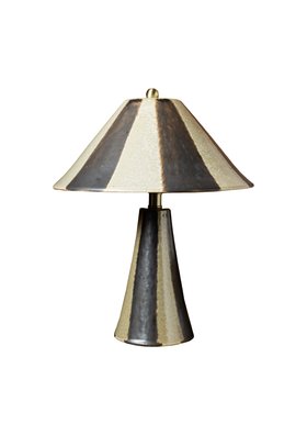 Brown Stripe Carnival Table Lamp