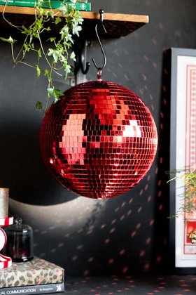 Red Disco Ball